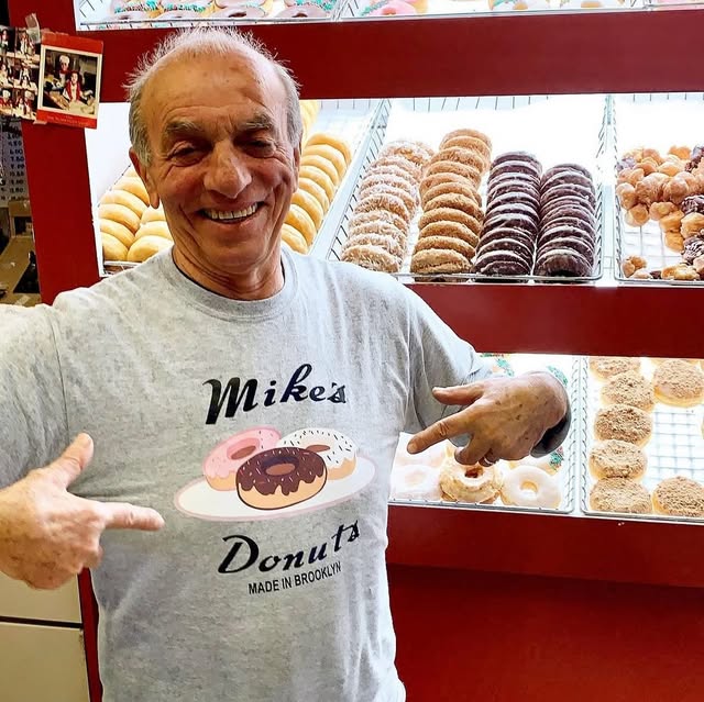 At Mike's Donuts & Coffee: real donut shop photos