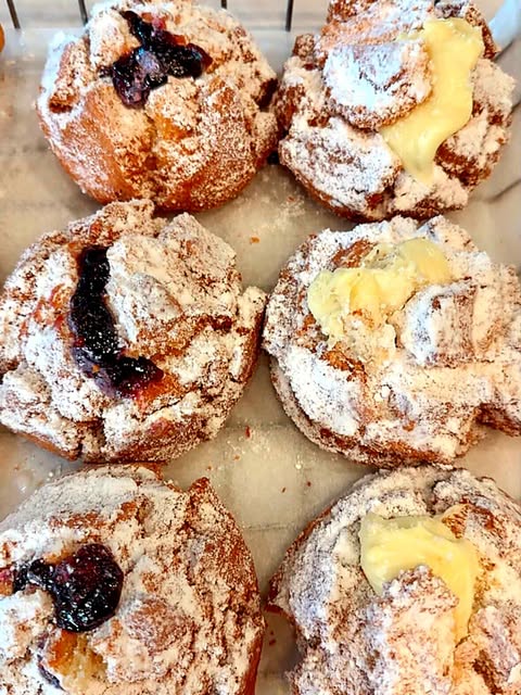 At Mike's Donuts & Coffee: real donut shop photos