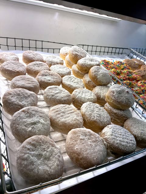 At Mike's Donuts & Coffee: real donut shop photos